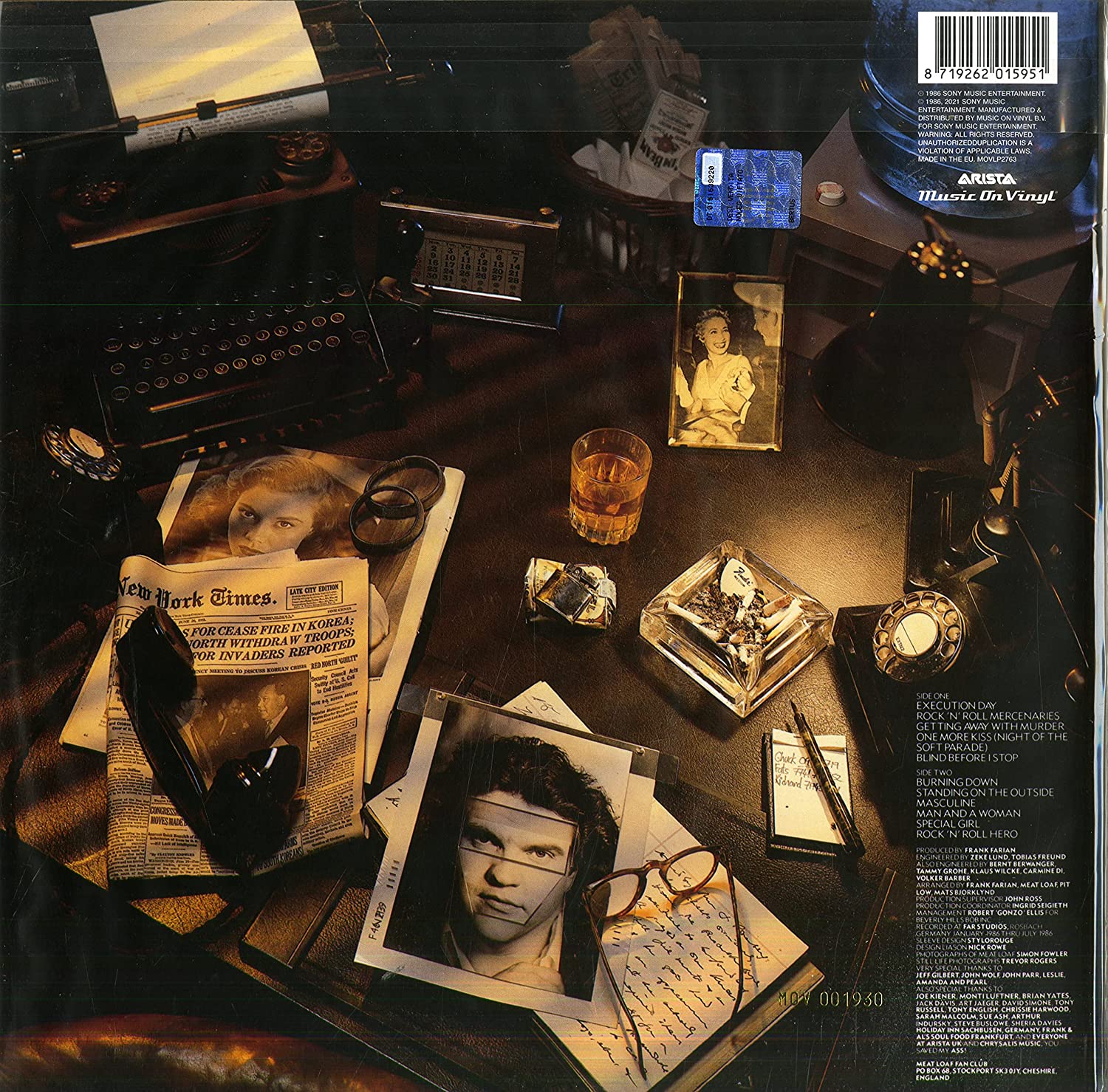 Motley Crue-Soundtrack - The Dirt Exclusive 2LP (Split) Color Vinyl
